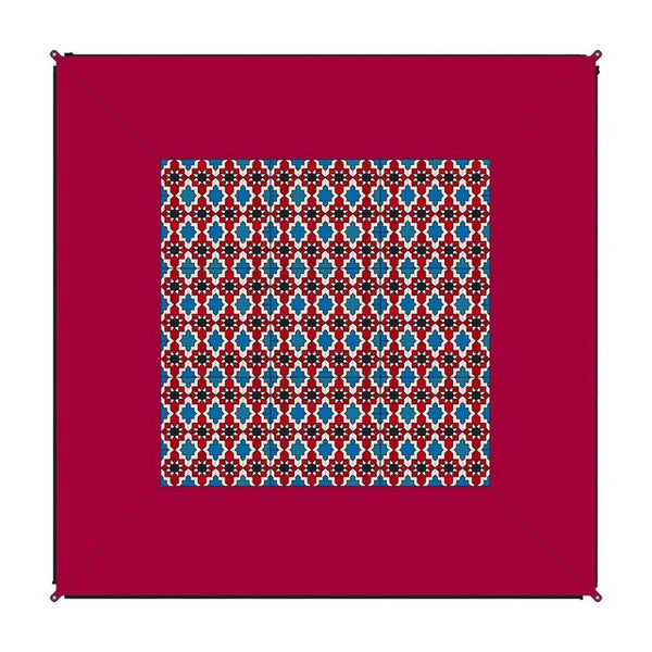 Teppich BENT Zip-Carpet orient rot 250 cm - 3