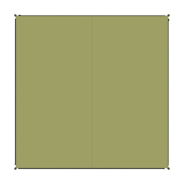 Teppich Zip-Carpet - Moosgrün für Zelt & Outdoor