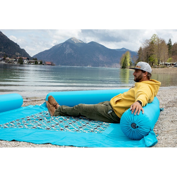 Teppich Zip-Carpet - Moosgrün für Zelt & Outdoor - 4