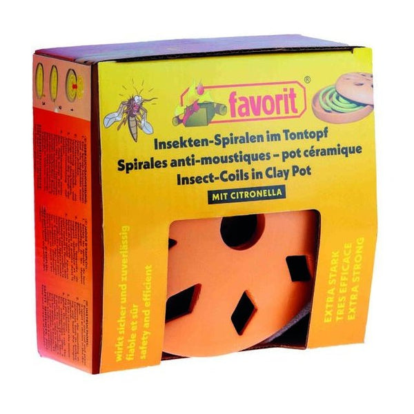 Terrakotta Räuchertopf mit Citronella - Spiralen - TGO ML Freizeitshop