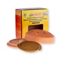 Terrakotta Räuchertopf mit Citronella - Spiralen - TGO ML Freizeitshop