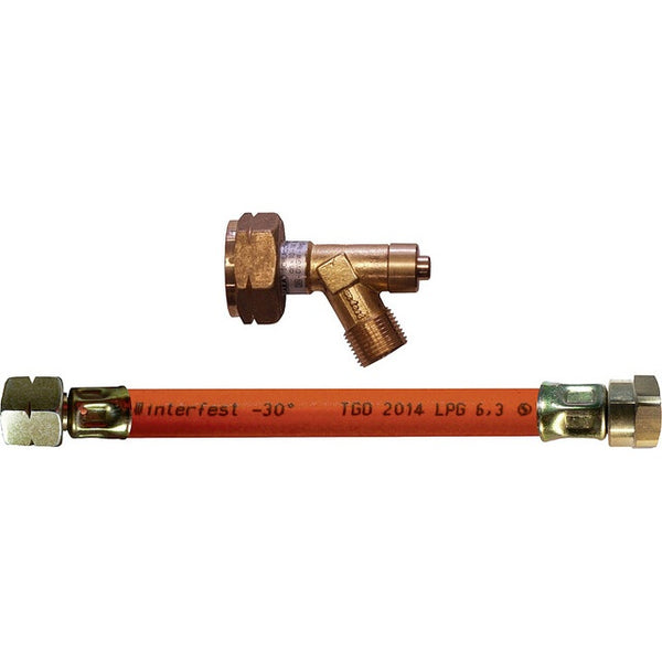 TGO Hochdruckschlauchgarnitur mit Schlauchbruchsicherung 450 bis 750 mm