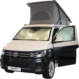 Thermo Innenisoliermatte VW T5/T6 3-teilig grau - 2
