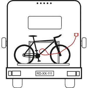 Thitronik Funk-Kabelschleife 868 - 2,5 m weiß