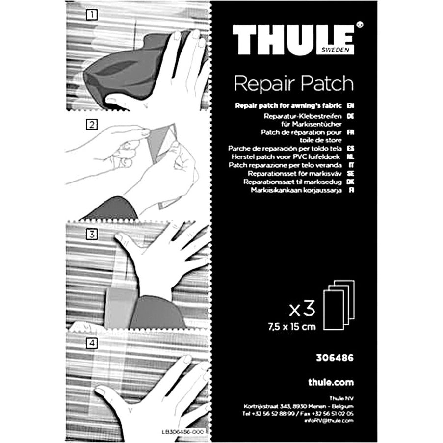 Thule Repair Patch – Reparaturset Markisentuch