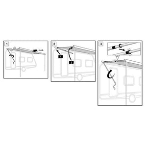 Thule Spannstange 2,50 m – Omnistor 1200 - 3