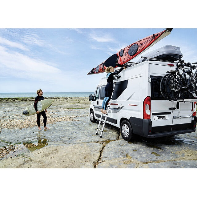 Thule Teleskopleiter für Kastenwagen – 9 Stufen