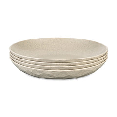 Tiefer Teller 4er-Set Club Plate – nature desert sand