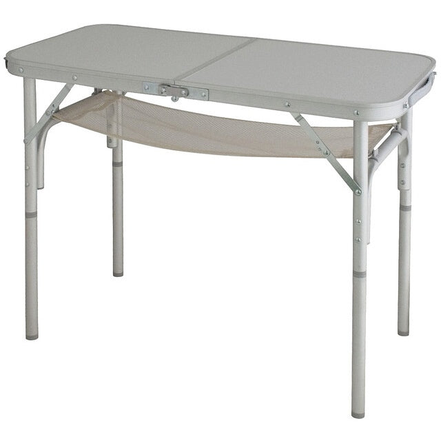 Tisch Eurotrail St.Remy grau – Klapptisch mit Netzablage