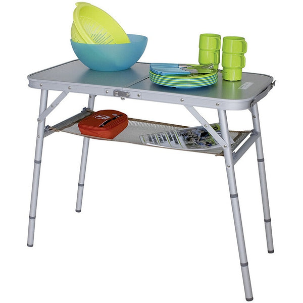 Tisch Eurotrail St.Remy grau – Klapptisch mit Netzablage - 3