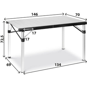 Tisch Titanium Quadra Compack 6 – kompakter Campingtisch - 2