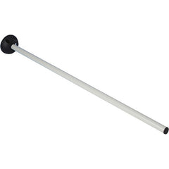 Tischfuß 70 cm lichtgrau – Stahl mit Halterung