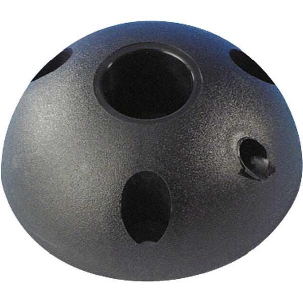 Tischfuß Anschraublager 18mm schwarz - FAWO