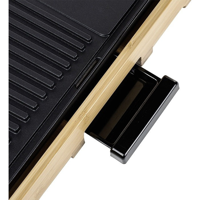 Tischgrill TRISTAR Bambus XL - 2,2 kW Tischgrill