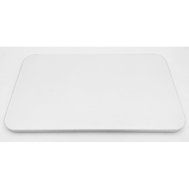 Tischplatte 90 x 58 cm Hochglanz Weiss