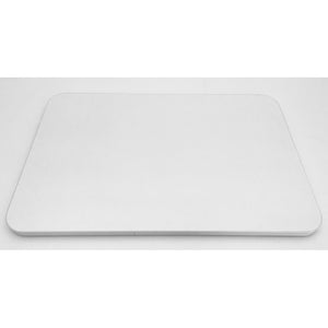 Tischplatte 90 x 58 cm Hochglanz Weiss - 2