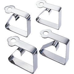 Tischtuchklemmen Edelstahl 4er Set von WENKO