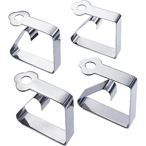 Tischtuchklemmen Edelstahl 4er Set von WENKO