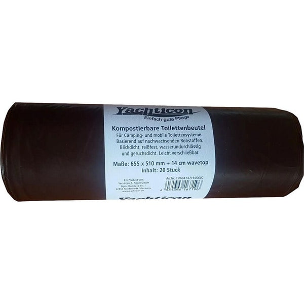 Toilettenbeutel kompostierbar für Klapptoilette - 2