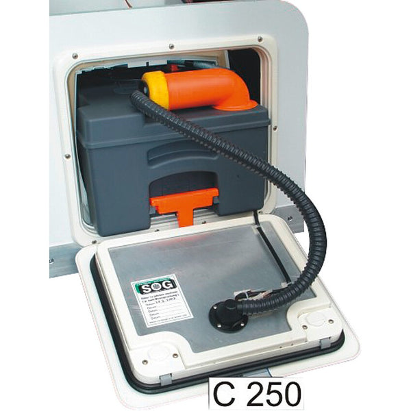 Toilettenentlüftung SOG F - Thetford C250/260 dunkelgrau - 2