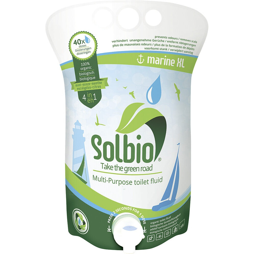 Toilettenflüssigkeit Solbio Marine - 1,6 l