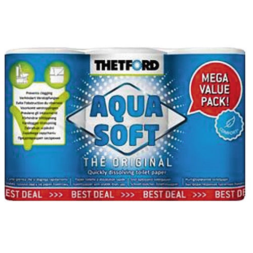 Toilettenpapier THETFORD Aqua Soft - 6 Rollen