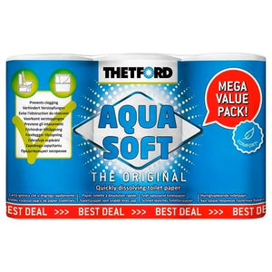 Toilettenpapier THETFORD Aqua Soft - 6 Rollen