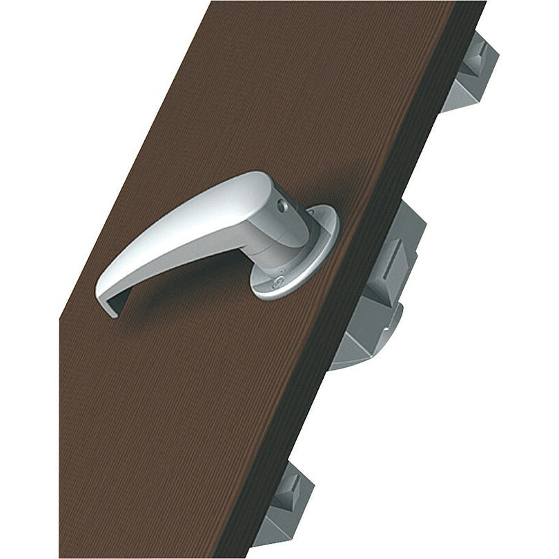 Toilettenraumschloß silber matt – FAWO