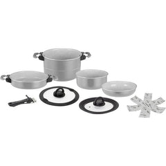 Topfset BRUNNER Fusion 22 cm grau - Induktionsfähig