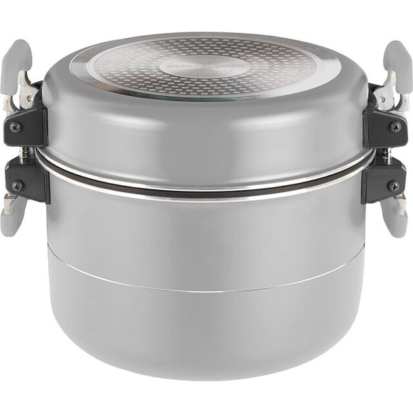 Topfset BRUNNER Fusion 22 cm grau - Induktionsfähig - 6