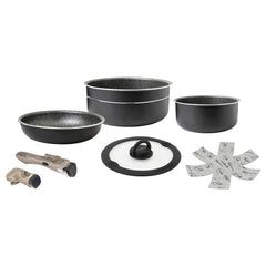 Topfset BRUNNER Pirate Spacemaster 24 cm schwarz