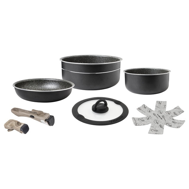 Topfset BRUNNER Pirate Spacemaster 24 cm schwarz