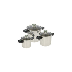 Topfset Elegance Compact 3-tlg. Edelstahl, klappbar
