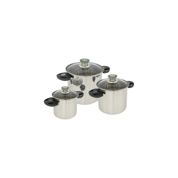 Topfset Elegance Compact 3-tlg. Edelstahl, klappbar