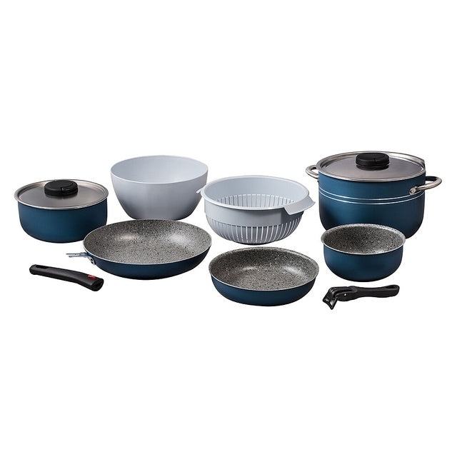 Topfset FLAMINIA 9-tlg. flameblue matt