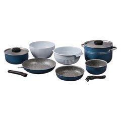 Topfset FLAMINIA 9-tlg. flameblue matt