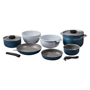 Topfset FLAMINIA 9-tlg. flameblue matt