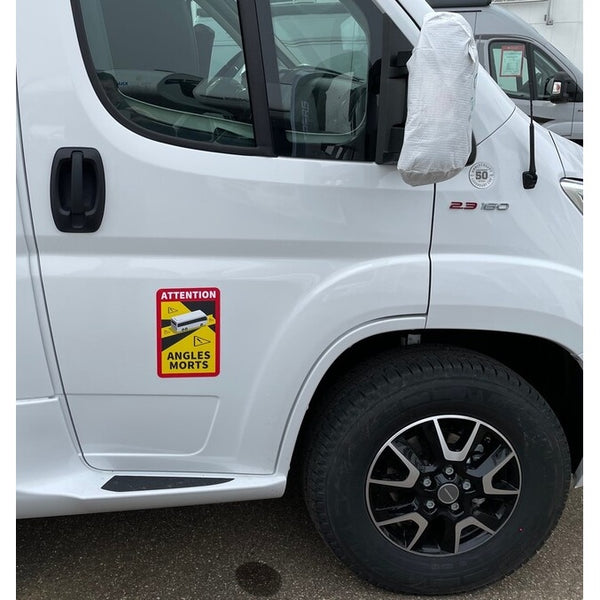 Toter-Winkel-Aufkleber für Fahrzeuge über 3,5 t - 4