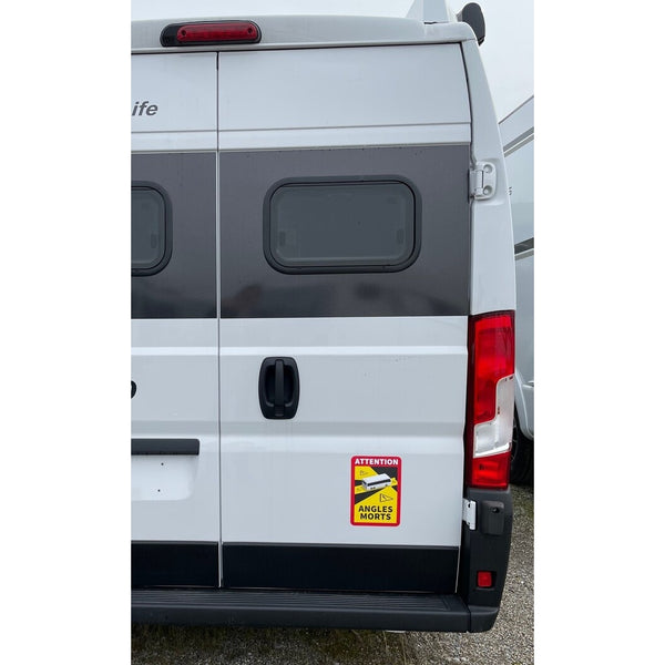 Toter-Winkel-Aufkleber für Fahrzeuge über 3,5 t - 6