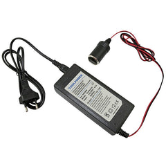 Trafo 230V 12V 72W schwarz für Kühlboxen