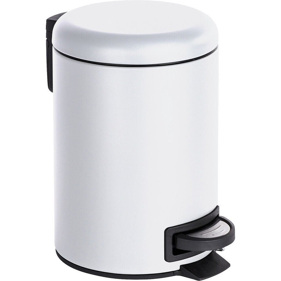 Treteimer WENKO Leman 3 l, weiß – ohne sichtbaren Beutel