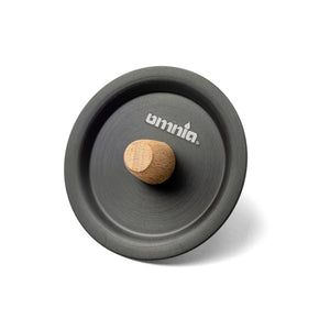 Trichter-Deckel schwarz für Omnia-Pfanne