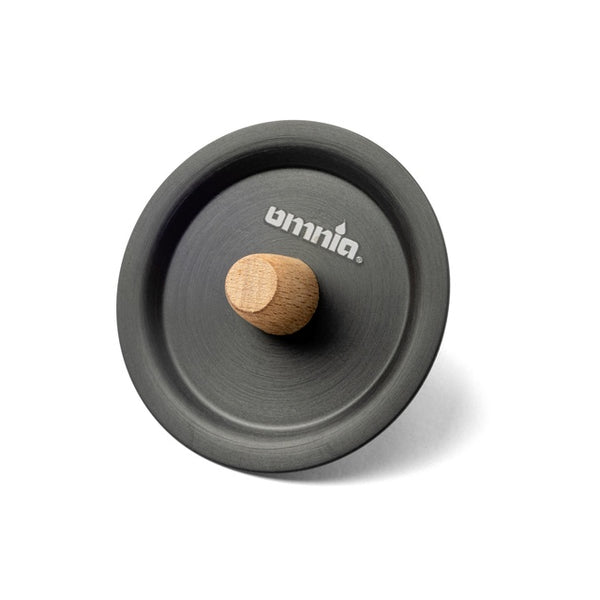 Trichter-Deckel schwarz für Omnia-Pfanne