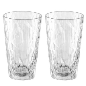 Trinkglas koziol CLUB 2er-Set, 300 ml crystal clear