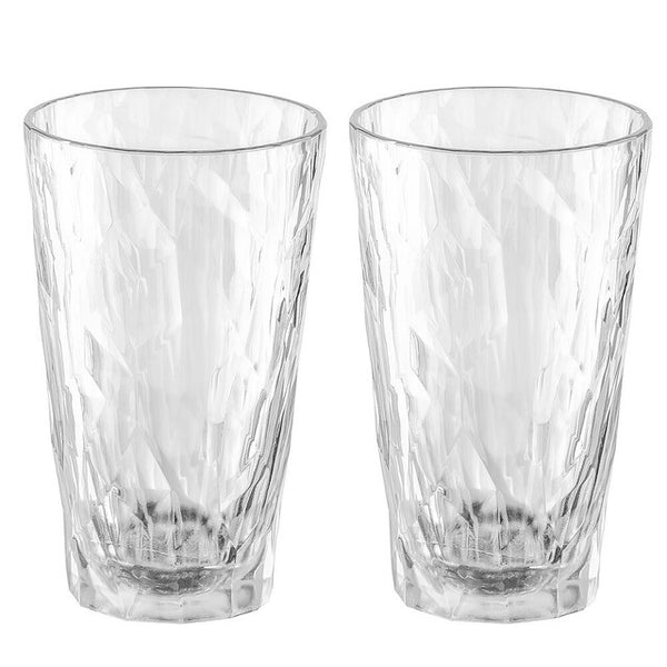 Trinkglas koziol CLUB 2er-Set, 300 ml crystal clear