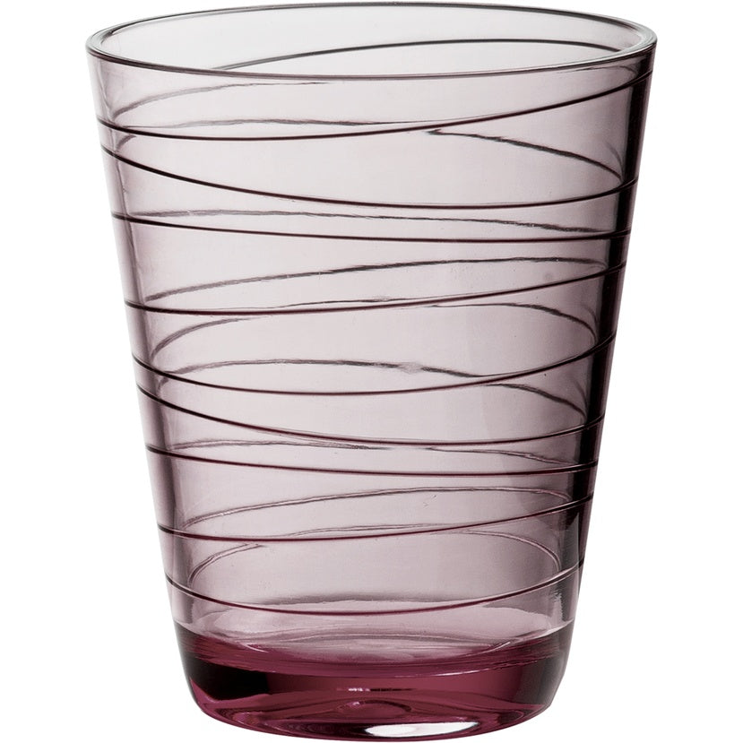 Trinkglas Onda 300 ml - Rosa, Tiefkühlgeeignet