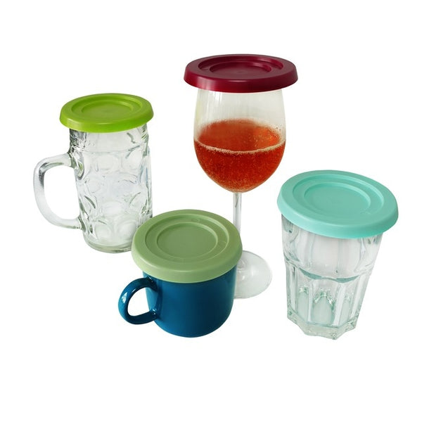 Trinkglasabdeckung Bee 4er-Set | purvario - 2