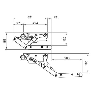 Trittstufe Thule Single Step V15 460 12V - 2
