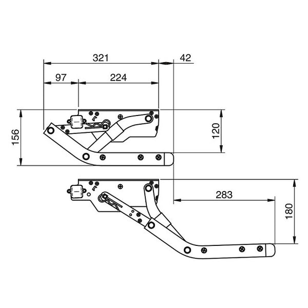 Trittstufe Thule Single Step V15 460 12V - 2