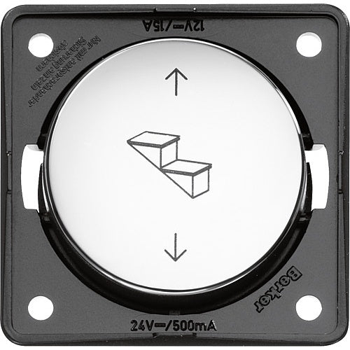 Trittstufentaster Berker anthrazit für Steckdosen